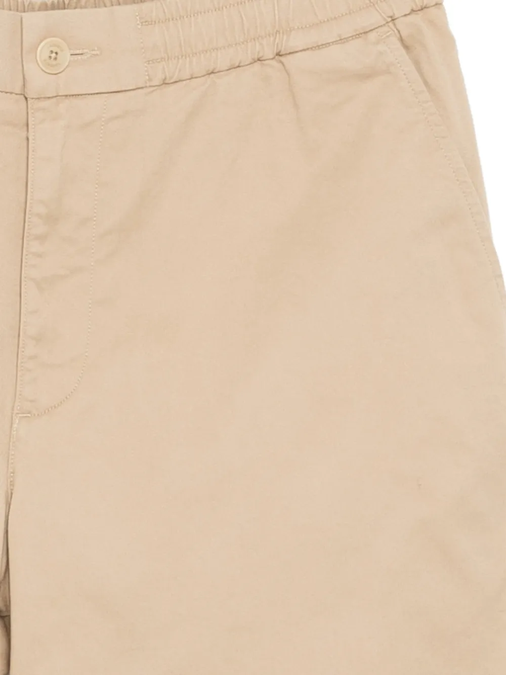 Lacoste Chino shorts met logopatch Beige