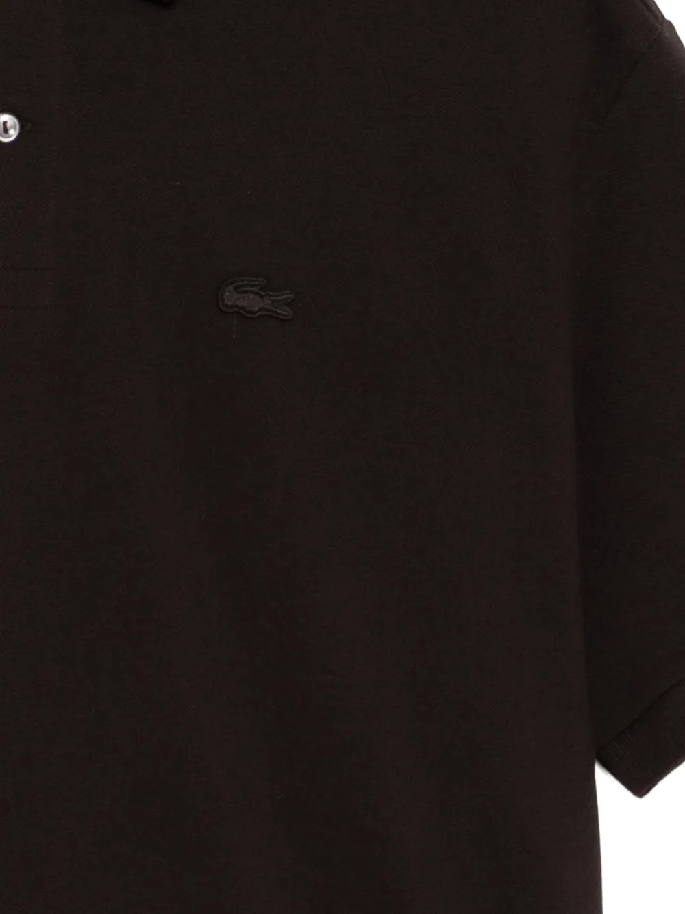 Lacoste Poloshirt met logopatch Bruin