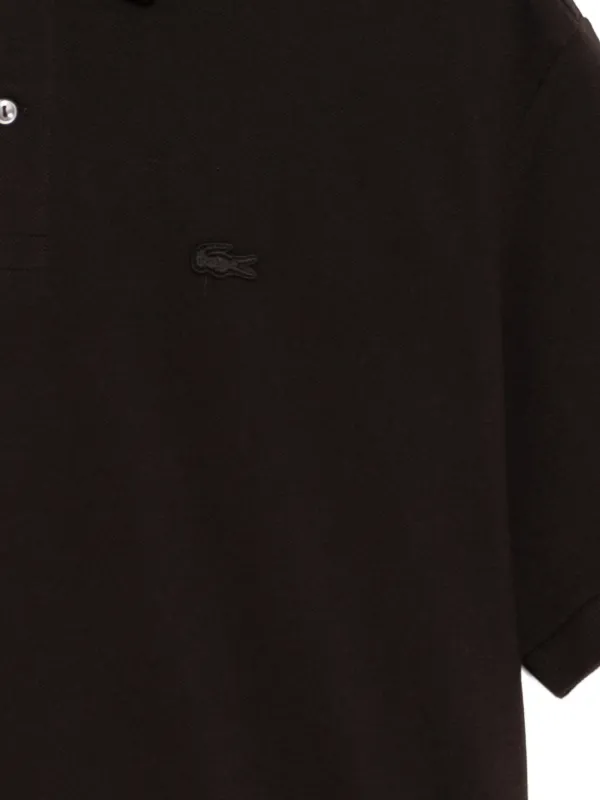 Lacoste Loose Fit Heavy Piqué Polo | Brown | FARFETCH