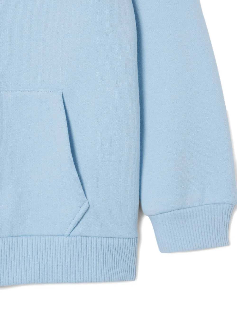 Lacoste Kids Sweater met rits en capuchon Blauw