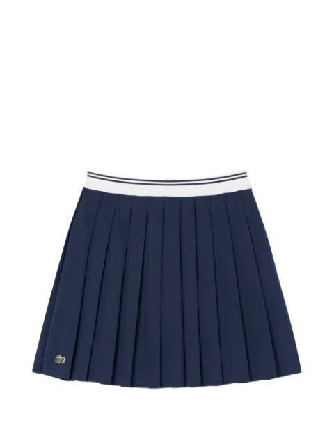 Lacoste pleated logo skirt