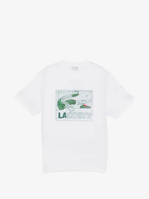 Lacoste playera con logo estampado