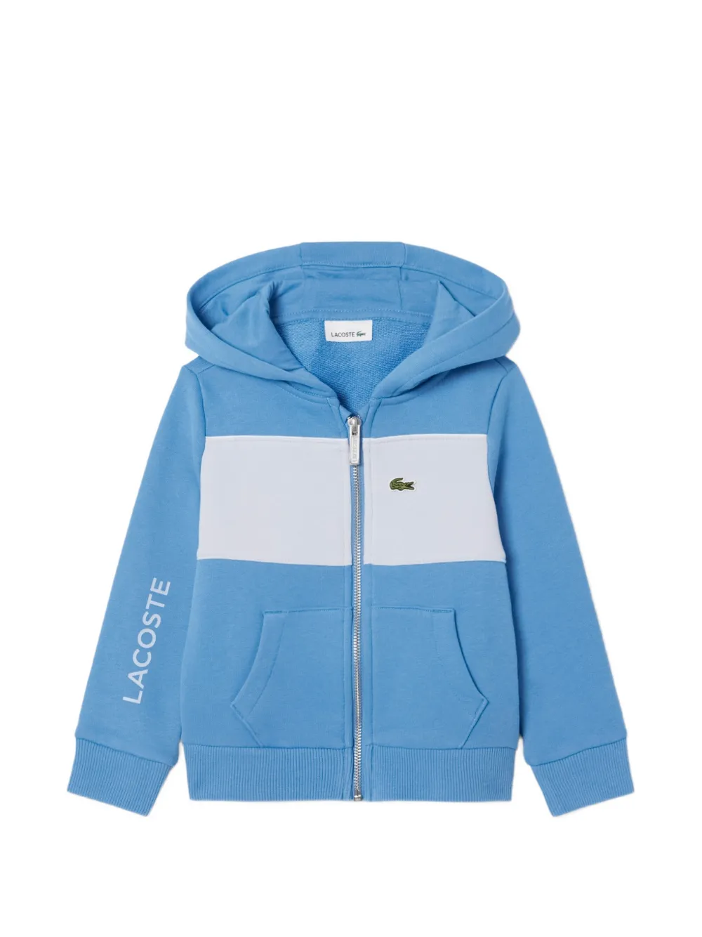 Lacoste Kids Felpa con design color-block - Blu