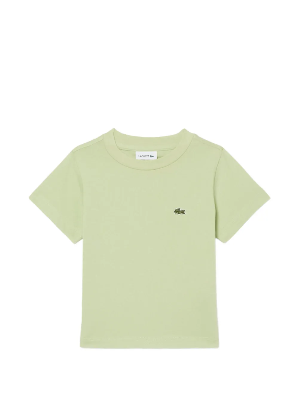 Lacoste Kids logo-patch t-shirt - Verde