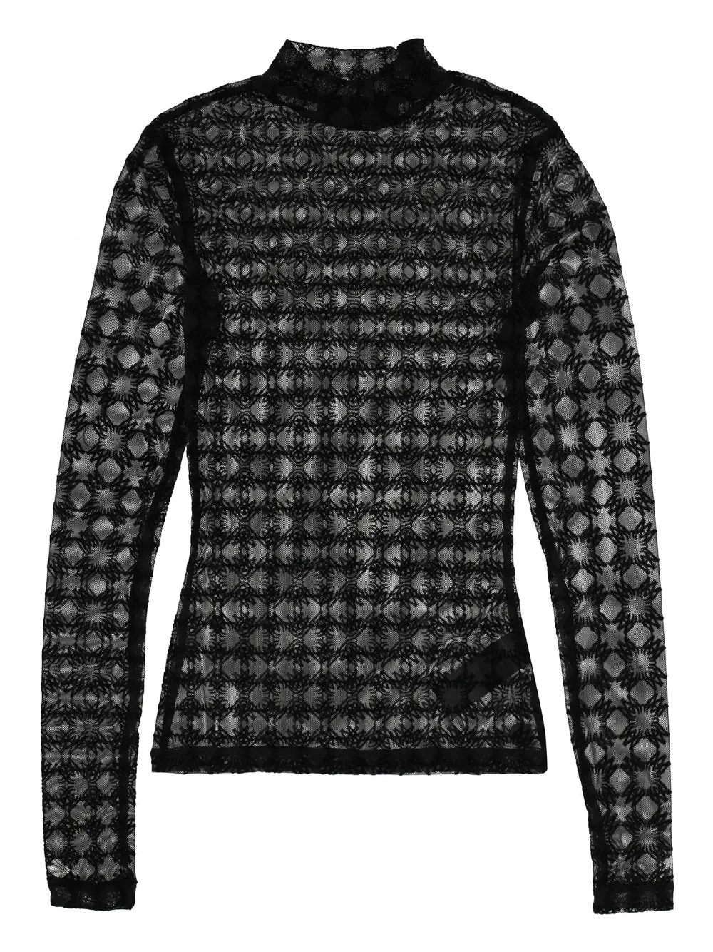 AMIRI Top van kant - Zwart