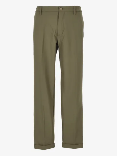 Re-Hash pantalones rectos con botones