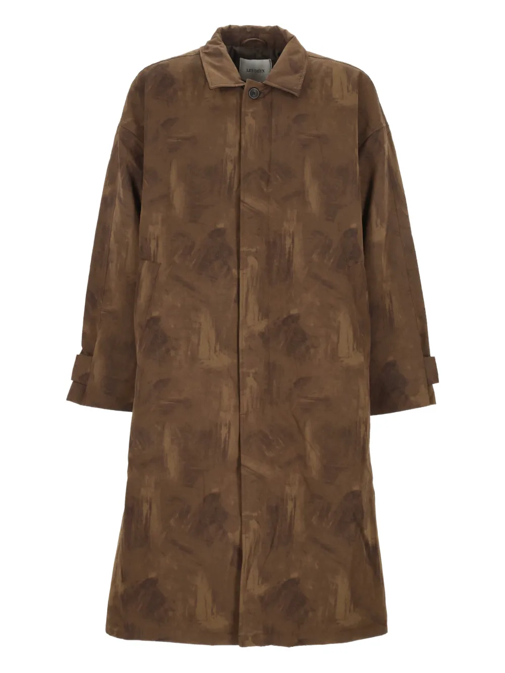 Les Deux buttoned single-breasted coat | Brown | Image 1