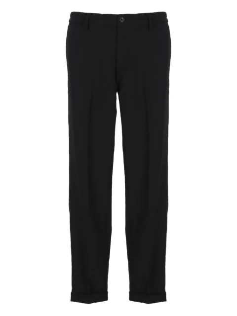 Re-Hash pantalones rectos con dobladillo ajustado