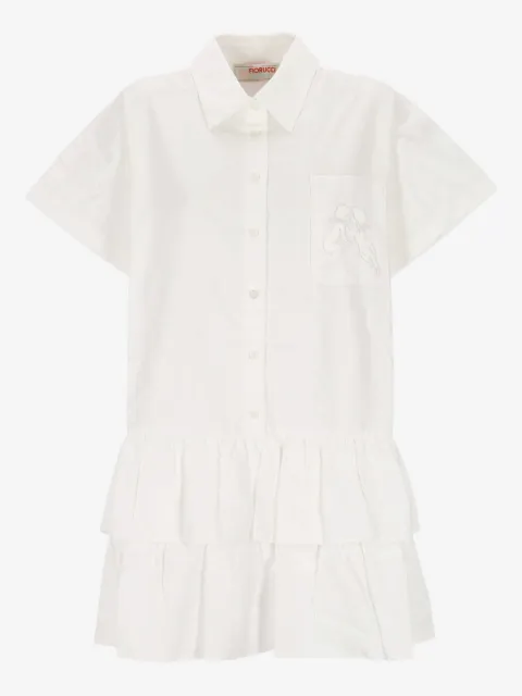 Fiorucci ruffled angels-detail shirt dress