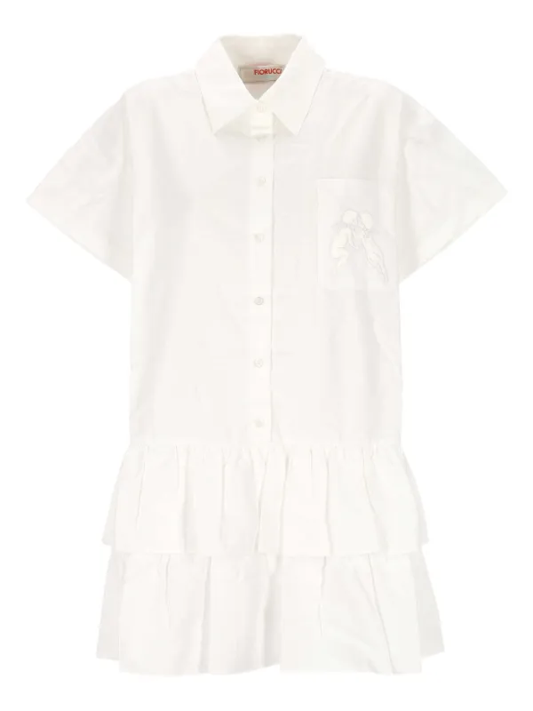 fiorucci shirt dress Double Cupid Shirt Dress
