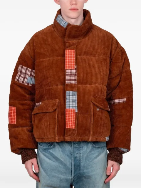 STORY mfg. Yanam patchwork corduroy jacket