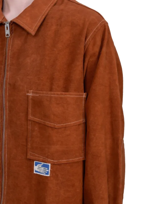 STORY mfg. 555 Pockets zip-up Jacket | Brown | FARFETCH GE