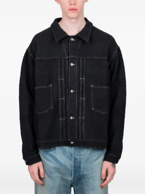 STORY mfg. Sundae contrast-stitching jacket