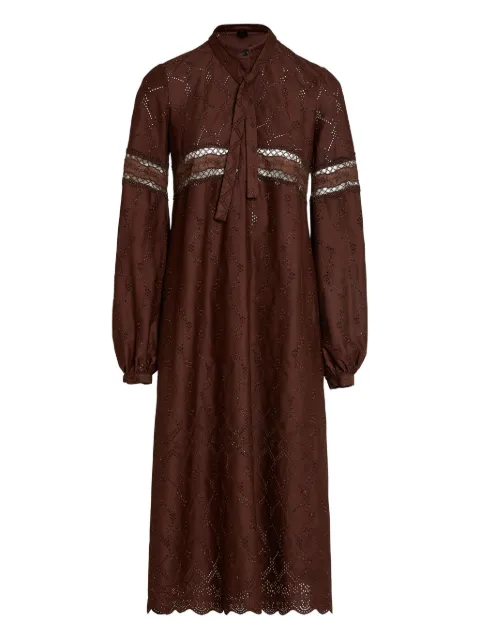 Giambattista Valli tie-neck midi dress