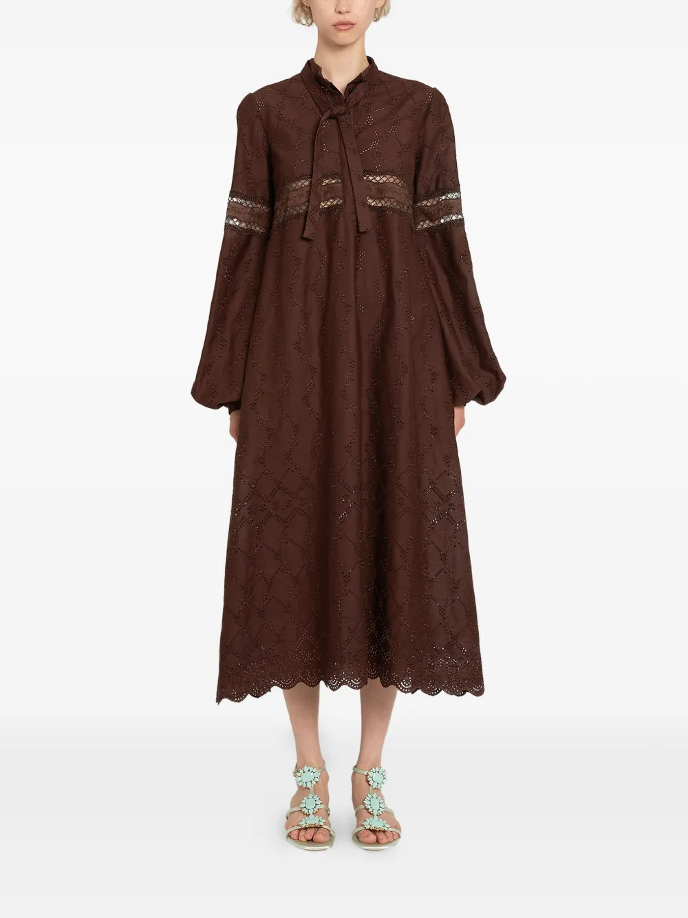 Giambattista Valli robe mi-longue à col noué | Robes de jour | Image 2