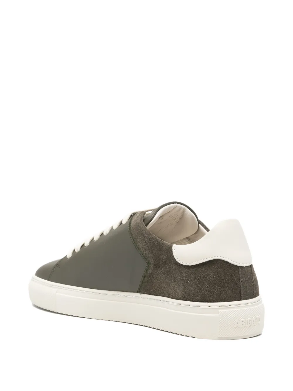 Axel Arigato Clean 90 Split sneakers met suède vlak Groen