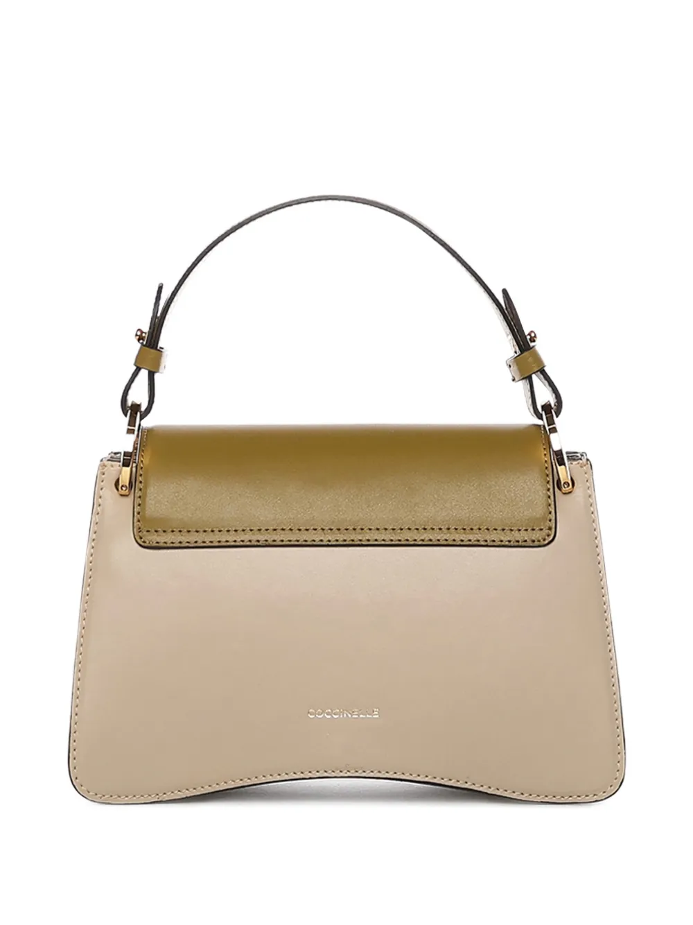 Coccinelle Tweekleurige crossbodytas Beige