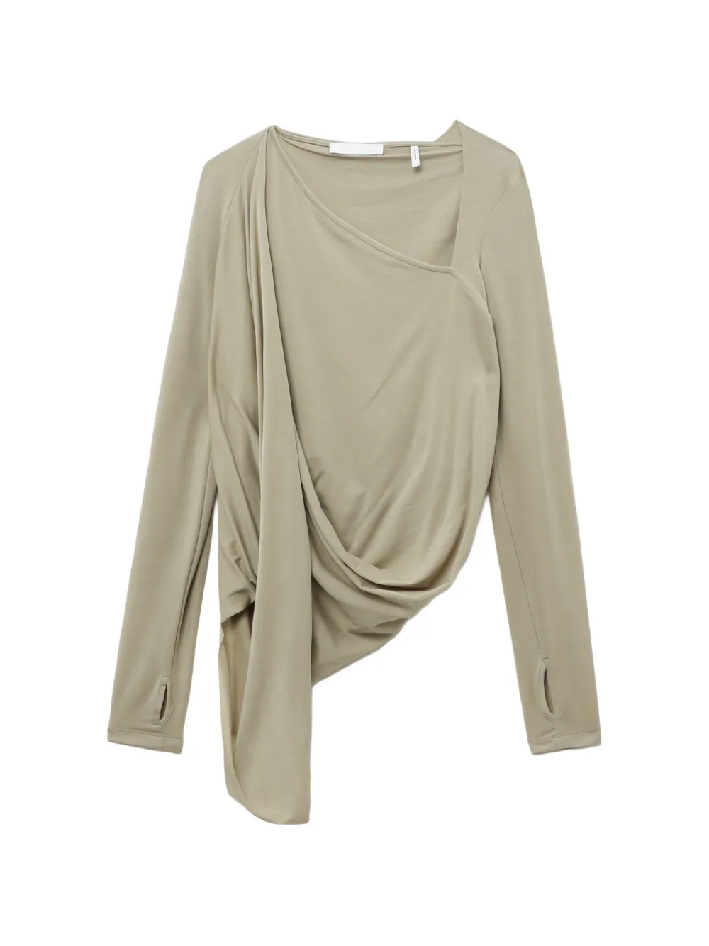 Helmut Lang asymmetric draped top - Toni neutri