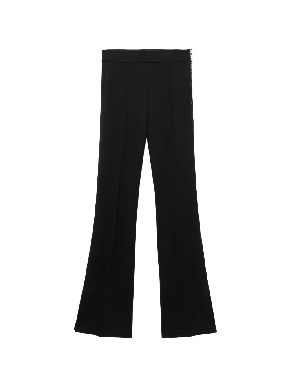 Helmut Lang zip-detail flared trousers - Nero