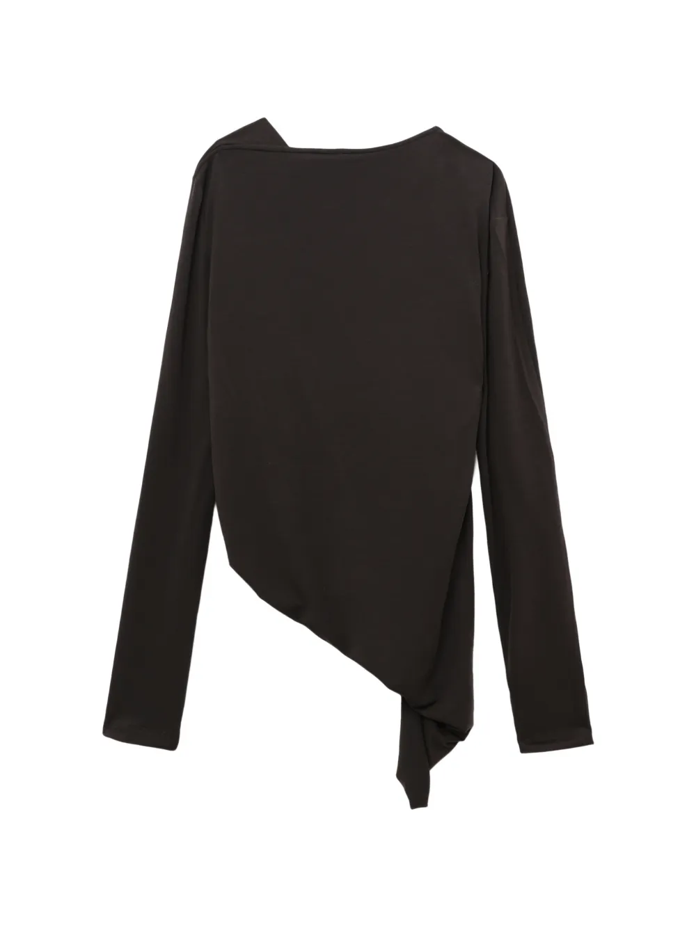 asymmetric draped top