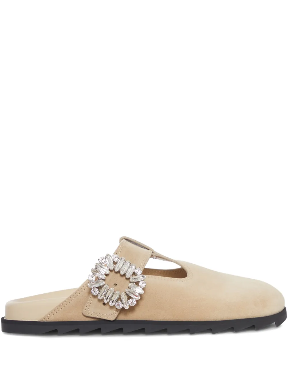 Roger Vivier crystal-embellished trainers | Neutrals | Image 1