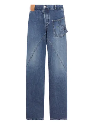 JW Anderson バケット デニムジーンズ | ブルー | FARFETCH JP