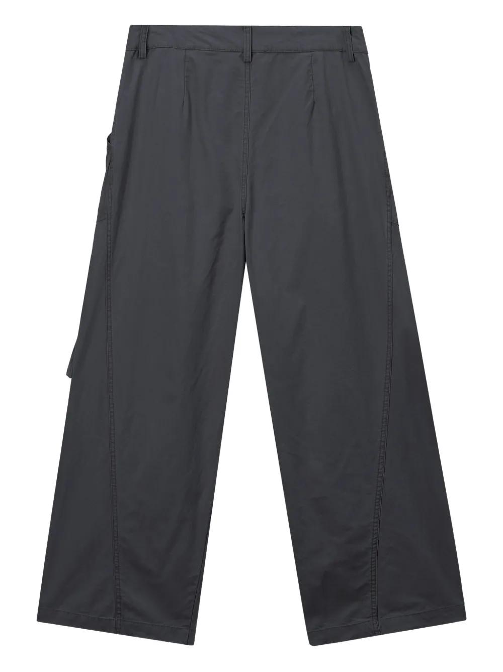 Mini Cream Cargo broek met zakken - Grijs