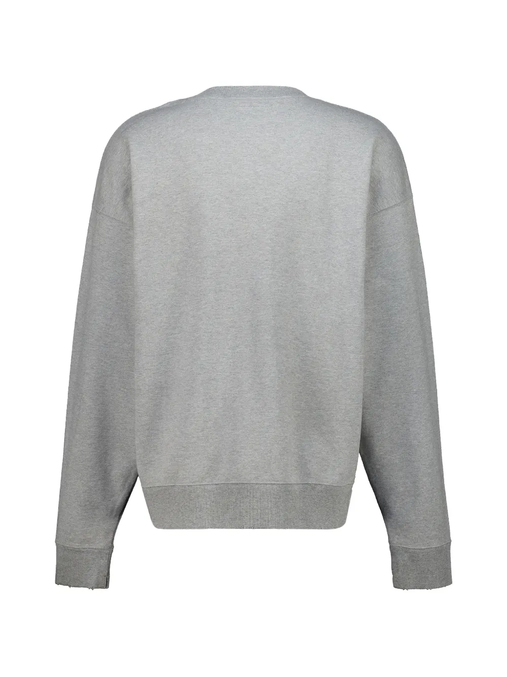 Maison MIHARA YASUHIRO Sweater met tekst en gerafeld effect Grijs