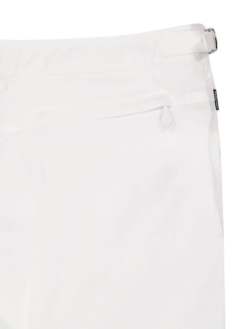 TOM FORD Zwembroek met gespdetail Wit