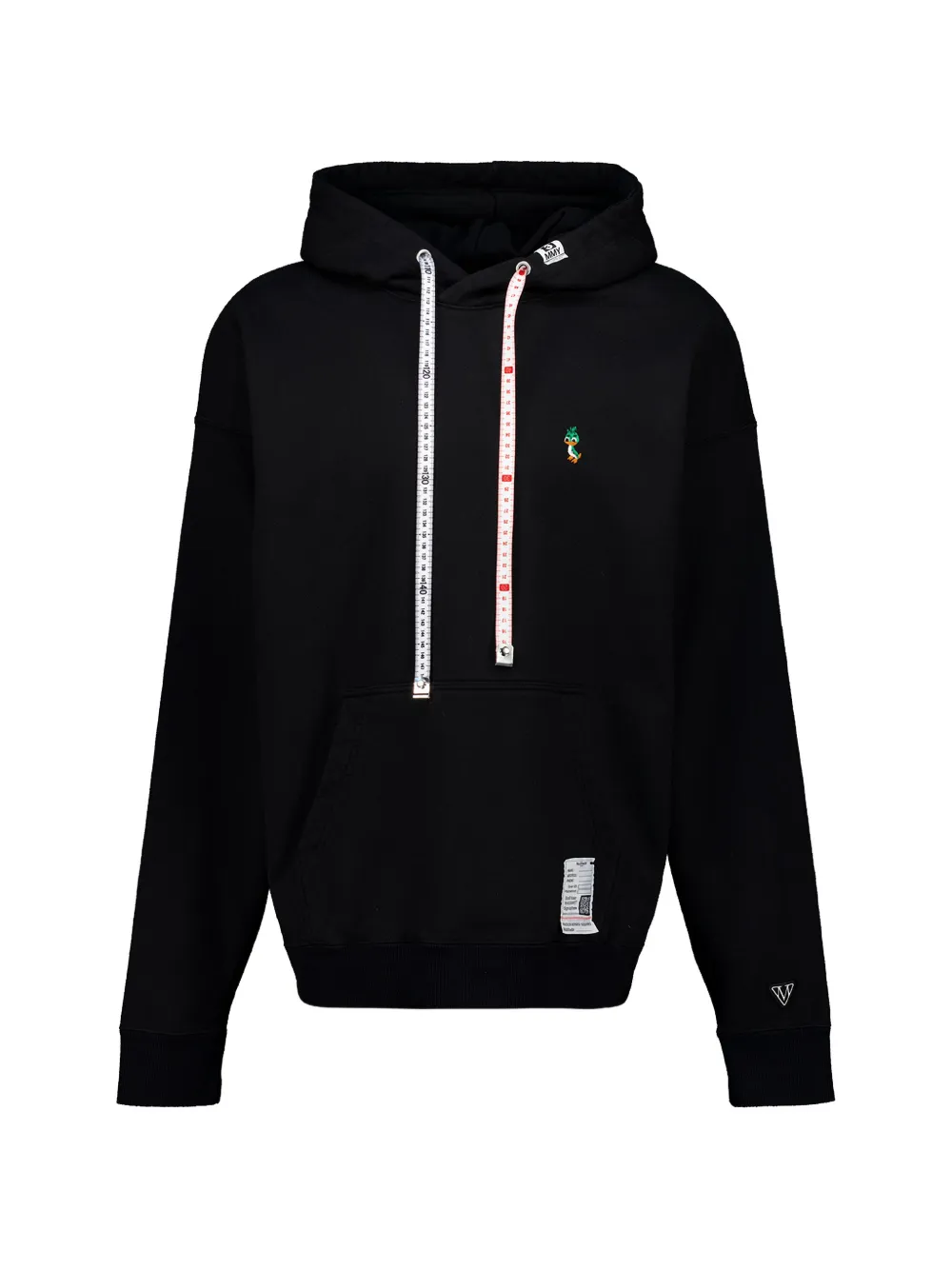 Maison MIHARA YASUHIRO Leon embroidered hoodie - Schwarz