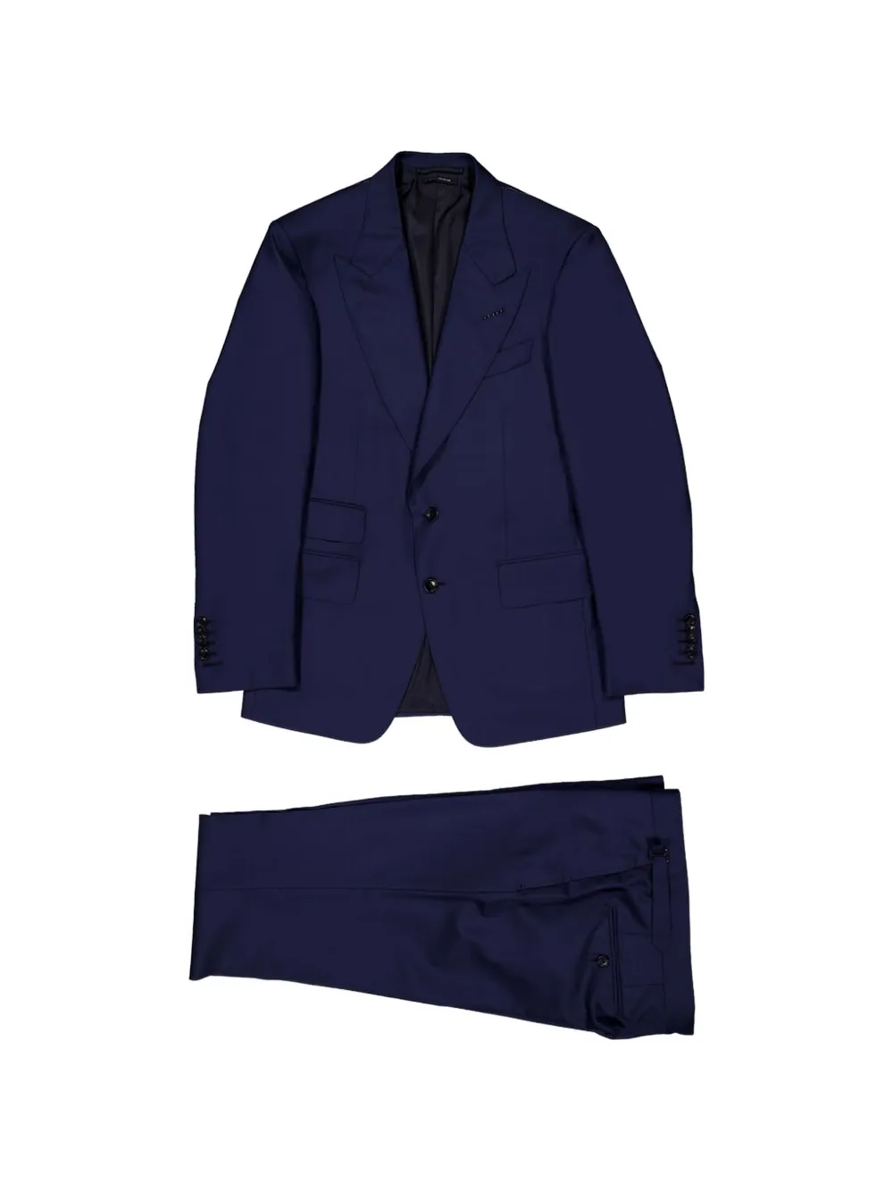 TOM FORD buttoned wool suit - Blu