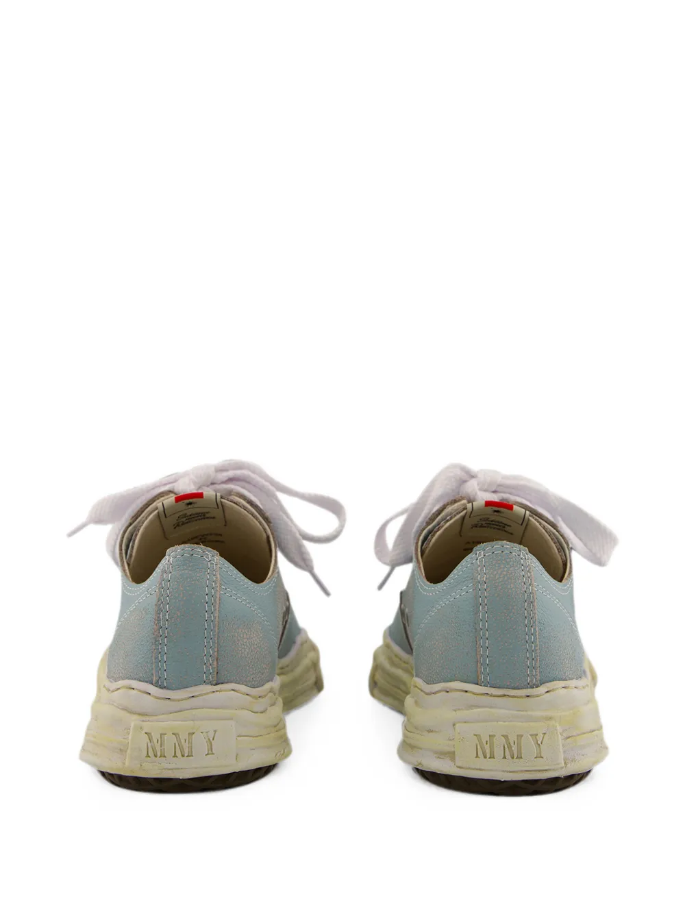 Maison MIHARA YASUHIRO Hank leather sneakers Blauw