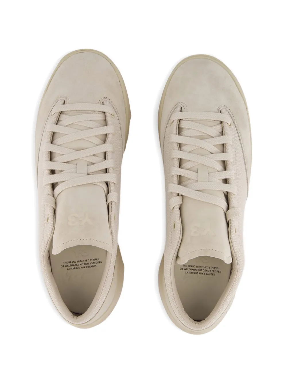 Y-3 GSG9 sneakers met vlakken Beige