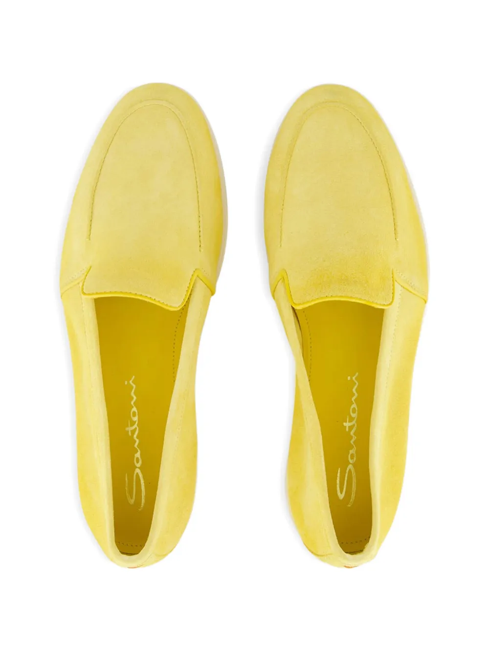 Santoni Gele loafers Geel