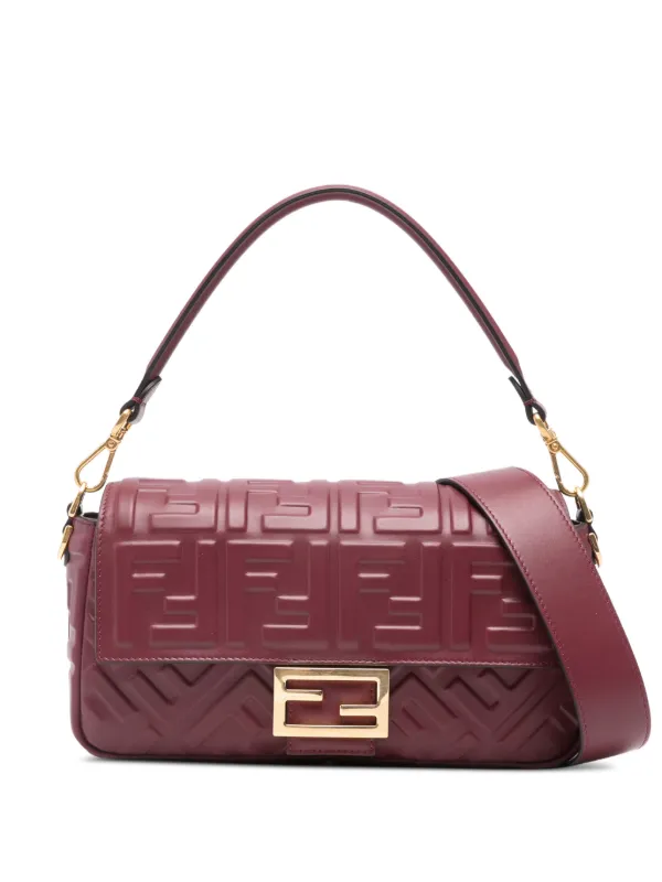 FENDI バゲット ショルダーバッグ | レッド | FARFETCH JP