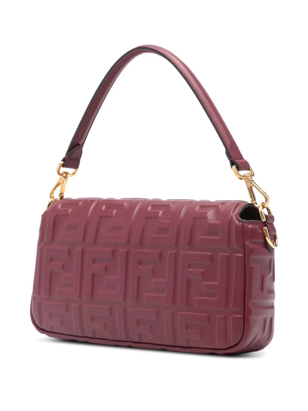  Fendi Baguette Shoulder Bag - Red 
