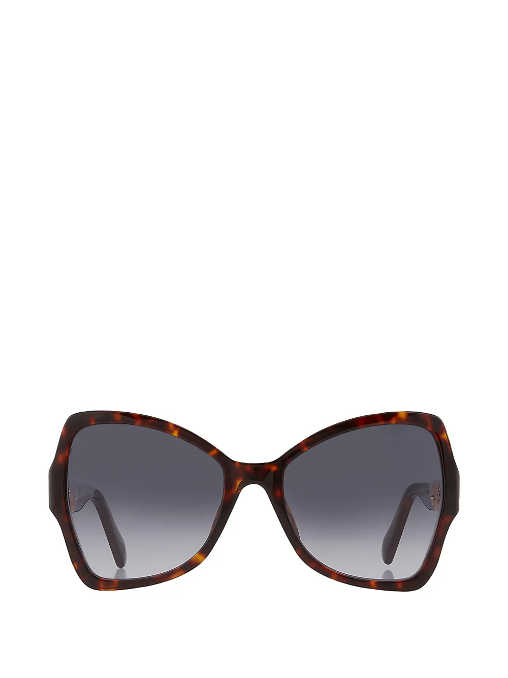 Moschino chain-link sunglasses - Marrone