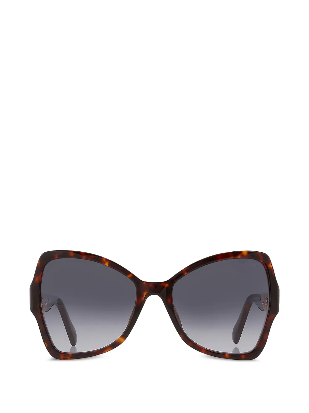 Moschino chain-link sunglasses - Marrone