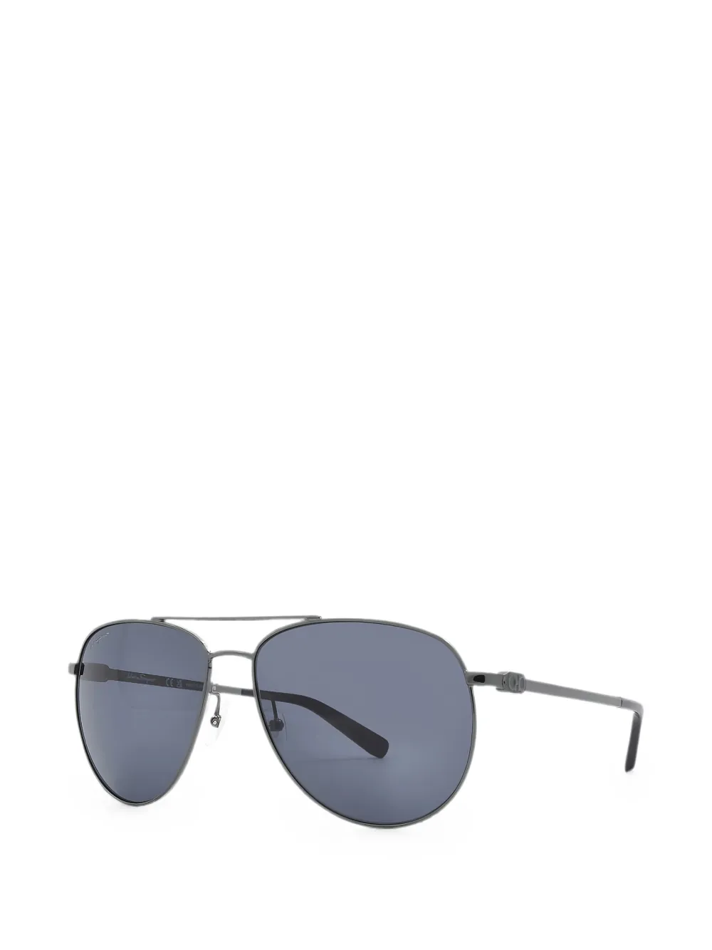 Ferragamo Eyewear pilot-frame sunglasses Grijs
