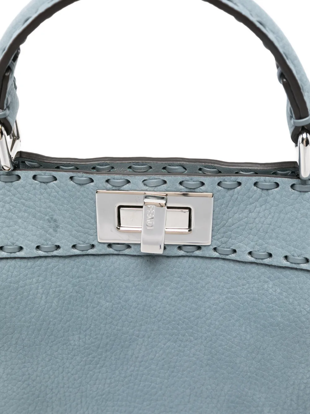 FENDI Kleine Peekaboo ISeeU shopper Blauw
