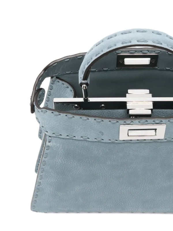 FENDI ピーカブー I See U ハンドバッグ S | ブルー | FARFETCH JP
