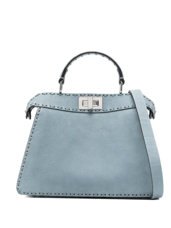 FENDI ピーカブー I See U ハンドバッグ S | ブルー | FARFETCH JP