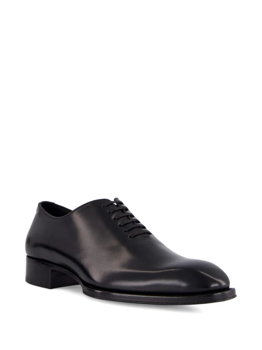 TOM FORD lace-up leather Oxford shoes Zwart