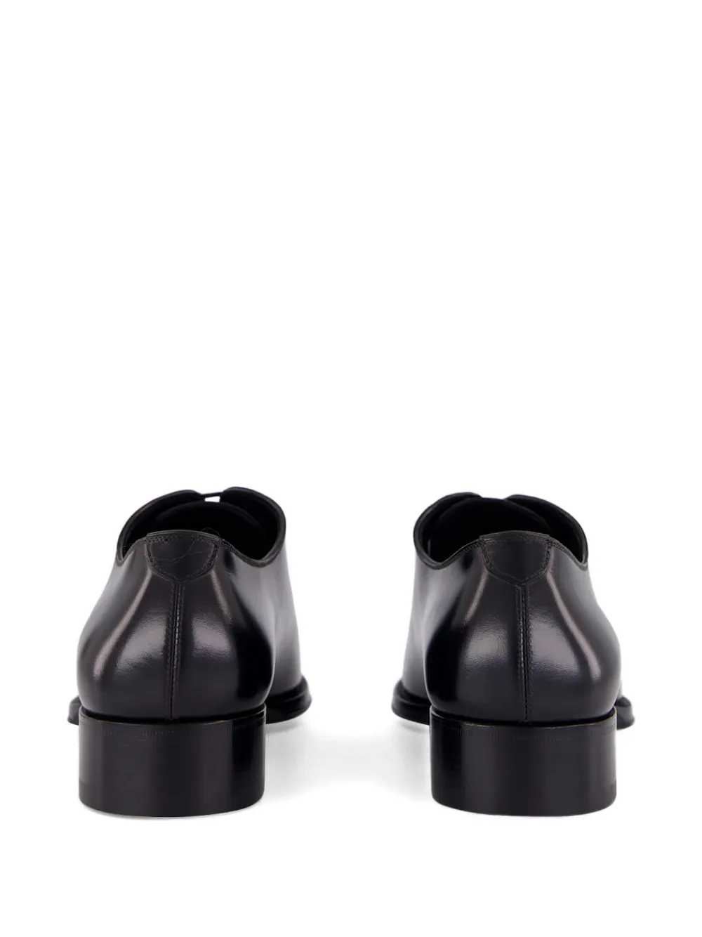 TOM FORD lace-up leather Oxford shoes Zwart