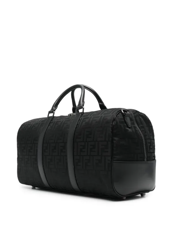 FENDI モノグラム ボストンバッグ | ブラック | FARFETCH JP
