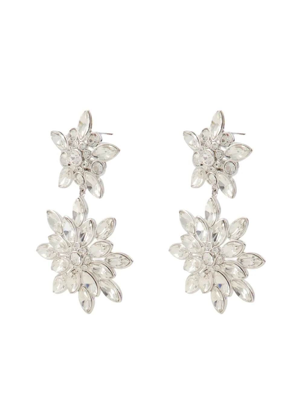 Self-Portrait star-shaped earrings - Zilver