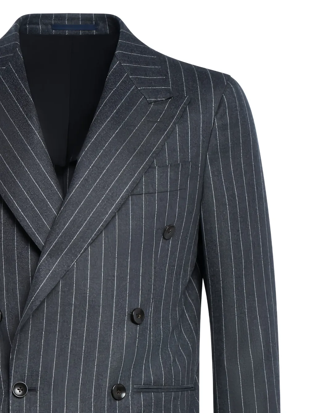 Double-Breasted Pinstripe Suit (Set Of Two)