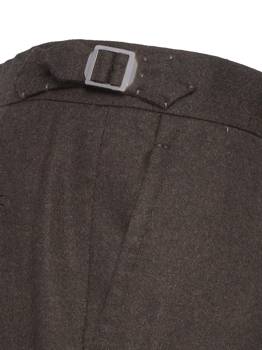 FRANZESE COLLECTION Geplooide broek Bruin