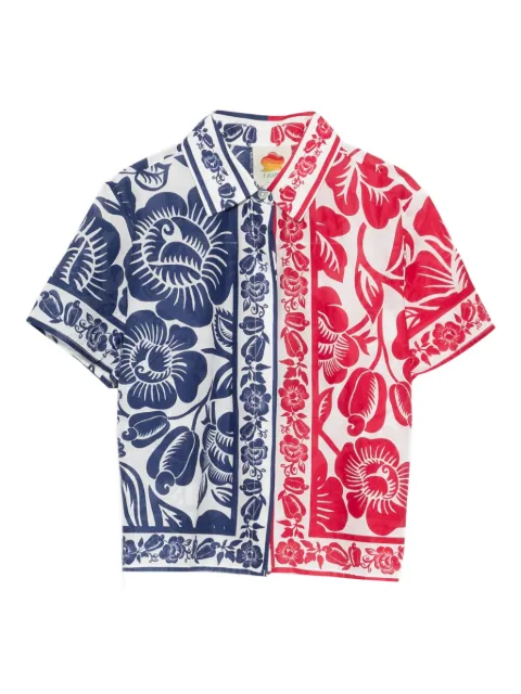 FARM Rio camisa manga corta con estampado floral