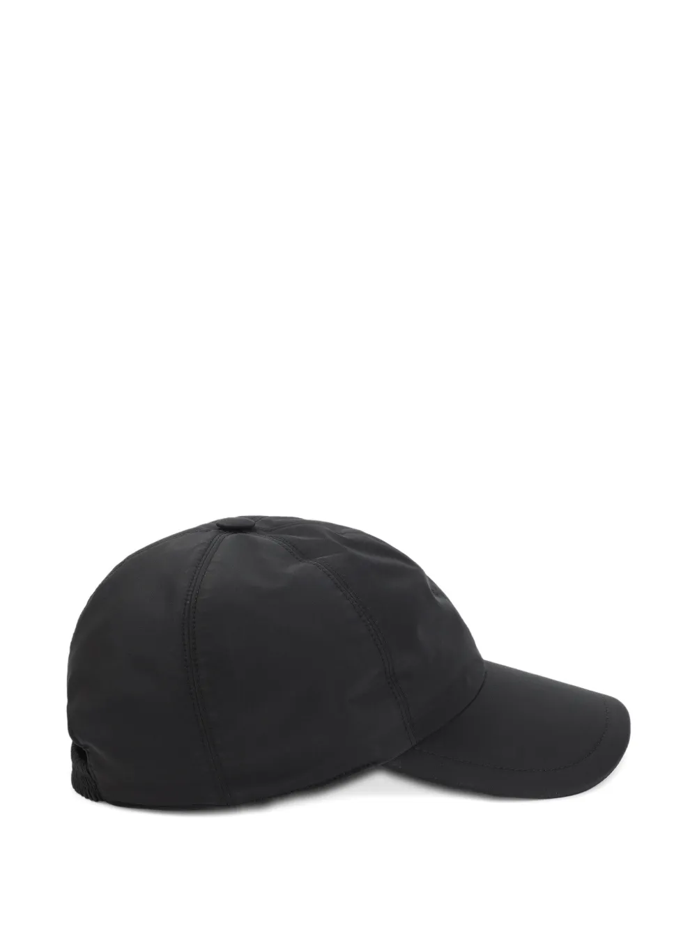 Kiton embroidered-logo baseball cap - Zwart